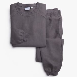 Parachute | grey waffle lounge set